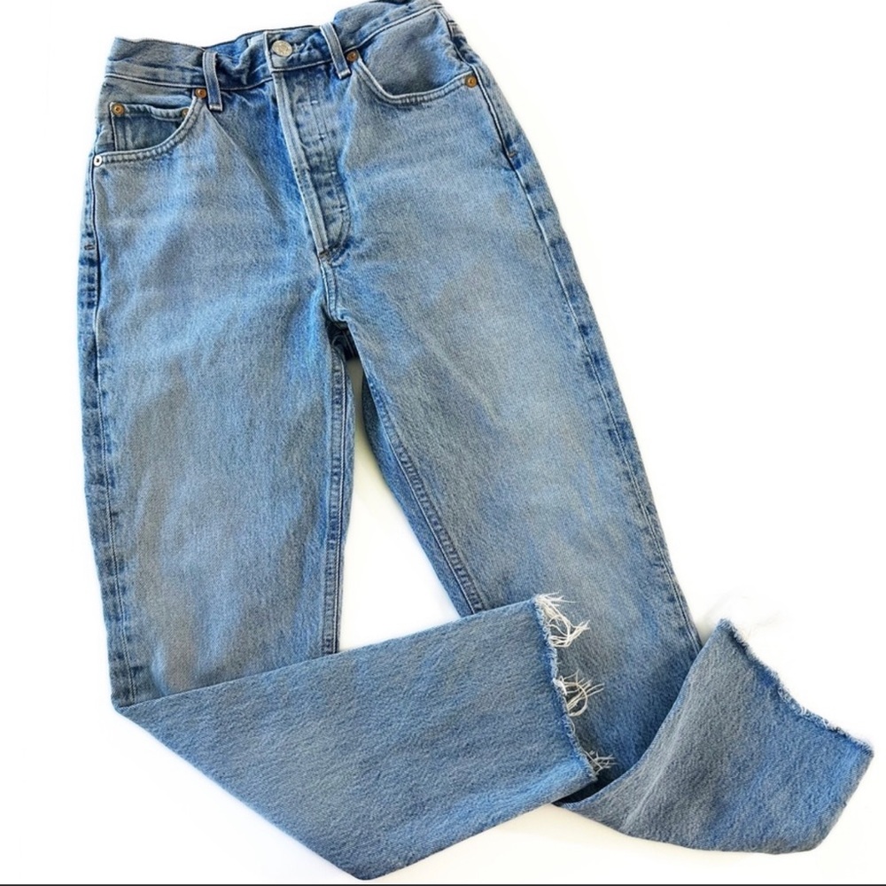 Agolde Riley Crop Jeans - Picture 4 of 10